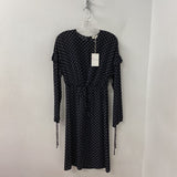 MALENE BIRGER WOMEN'S DRESS black white S/34