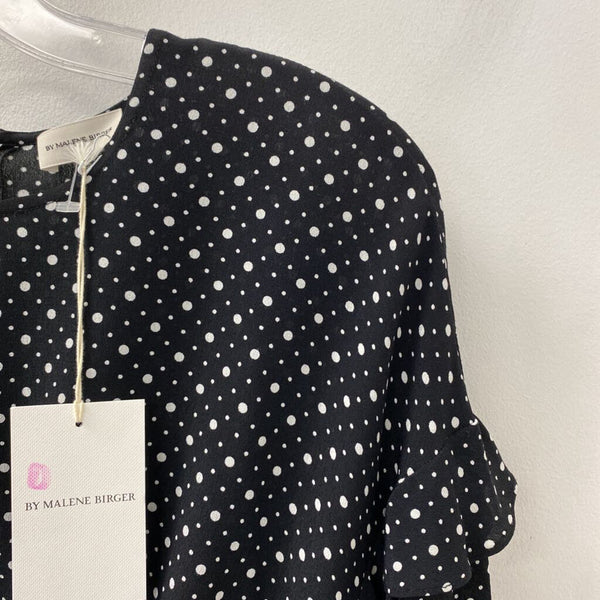 MALENE BIRGER WOMEN'S DRESS black white S/34