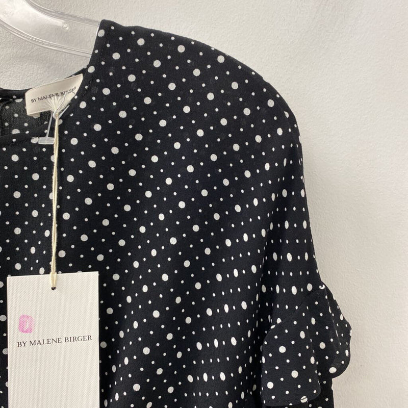 MALENE BIRGER WOMEN'S DRESS black white S/34