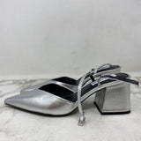 STEVE MADDEN WOMEN'S HEELS silver 7.5