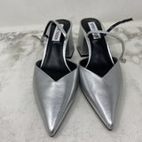 STEVE MADDEN WOMEN'S HEELS silver 7.5