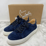 CHRISTIAN LOUBOUTIN WOMEN'S SNEAKERS blue 38