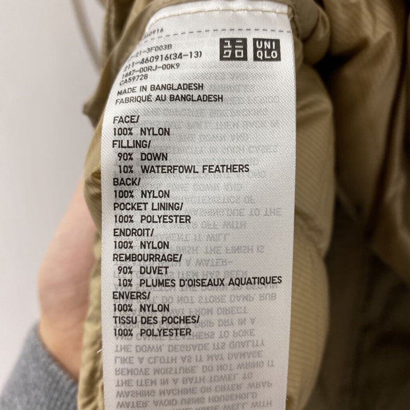 UNIQLO WOMEN'S VESTS OUTERWEAR gold L