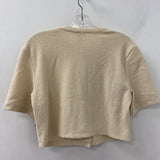 H&M WOMEN'S BLAZER/JACKET cream M