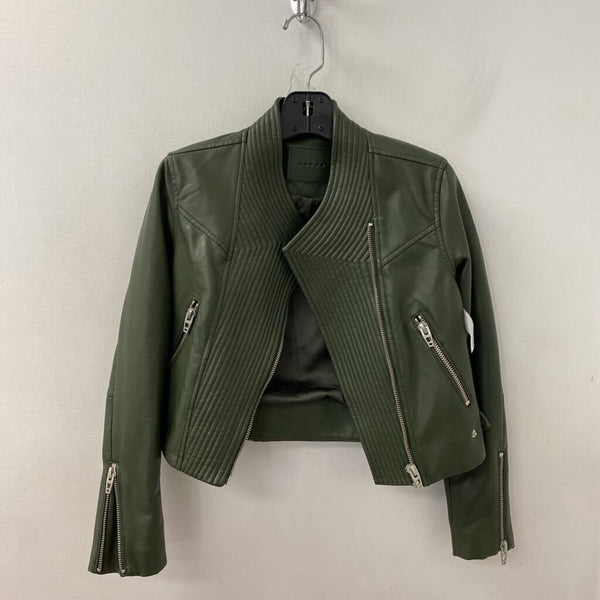 BLANK NYC WOMEN'S BLAZER/JACKET green XS