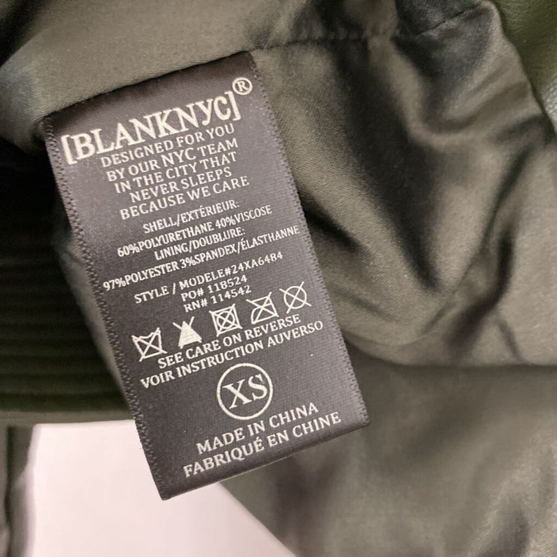 BLANK NYC WOMEN'S BLAZER/JACKET green XS