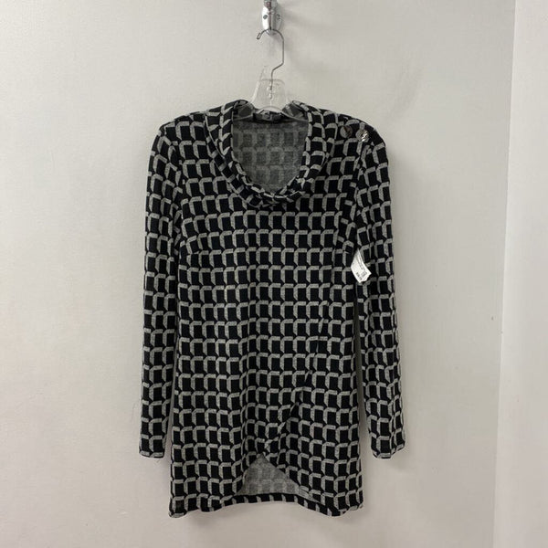 FRANK LYMAN WOMEN'S TOP black grey mix 6