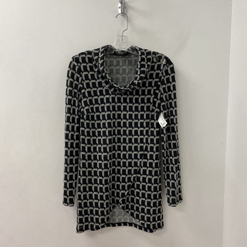 FRANK LYMAN WOMEN'S TOP black grey mix 6