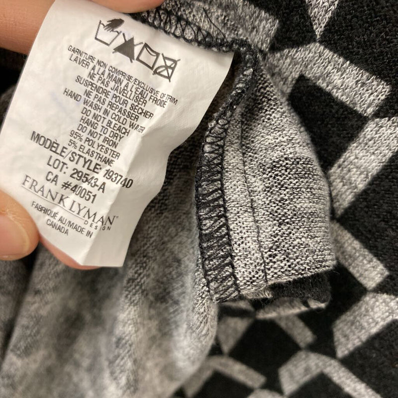 FRANK LYMAN WOMEN'S TOP black grey mix 6