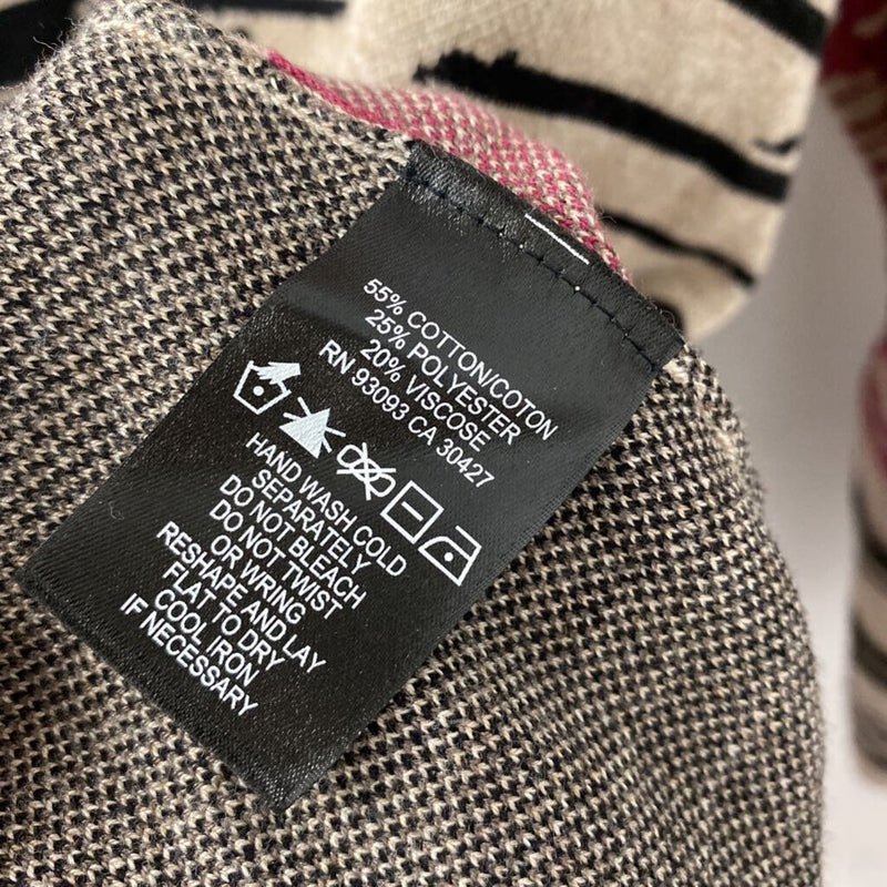 NIC+ZOE WOMEN'S SWEATER beige pink black XXL