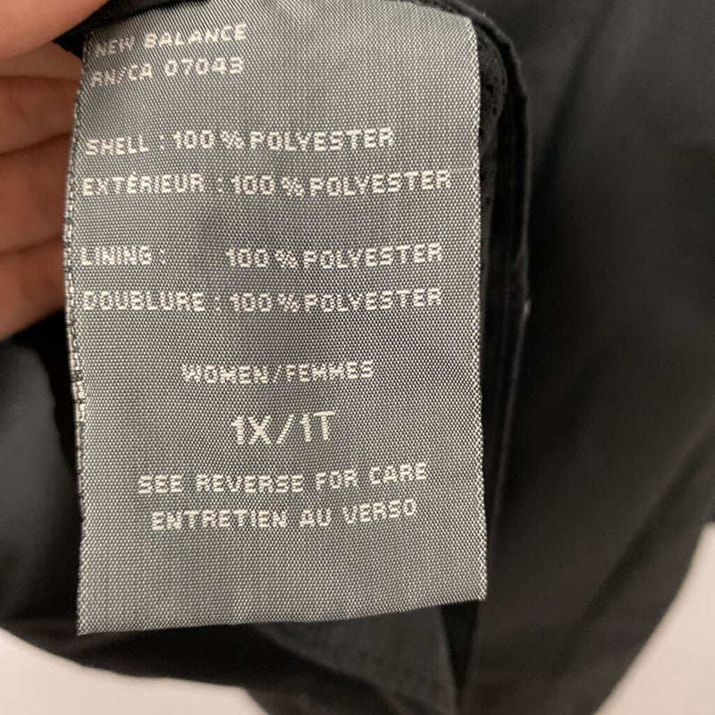 NEW BALANCE WOMEN'S PLUS OUTERWEAR black pink 1X