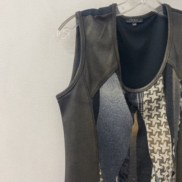 VEX collection WOMEN'S TOP black grey brown M/42