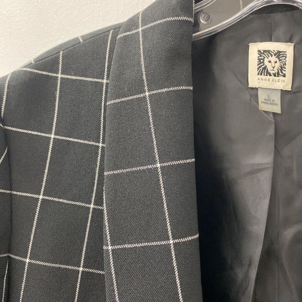 ANNE KLEIN WOMEN'S BLAZER/JACKET navy white L