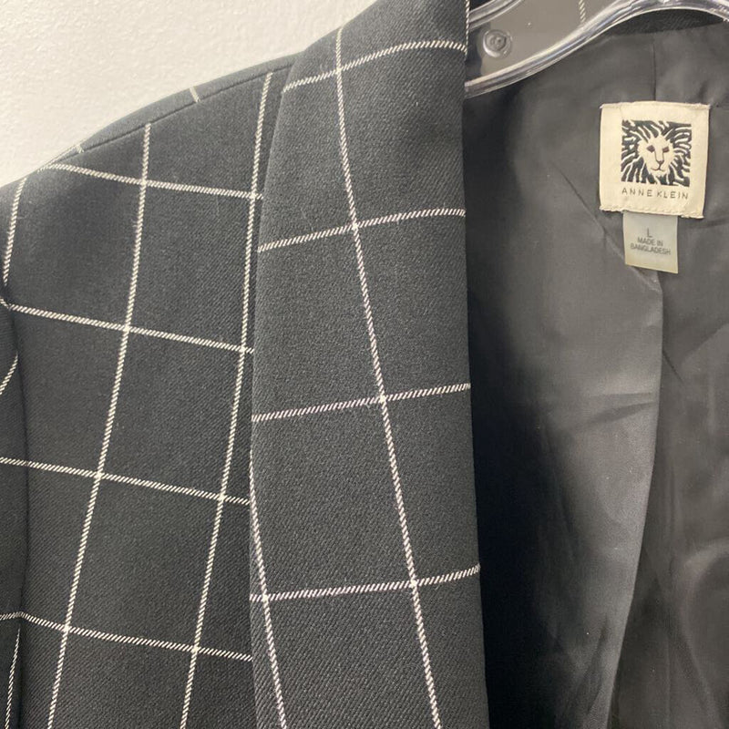 ANNE KLEIN WOMEN'S BLAZER/JACKET navy white L