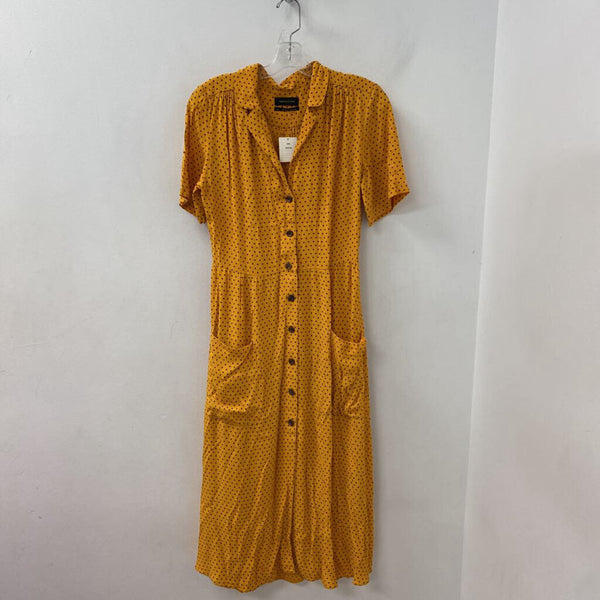 URBAN OUTFITTERS WOMEN'S DRESS yellow bla SP