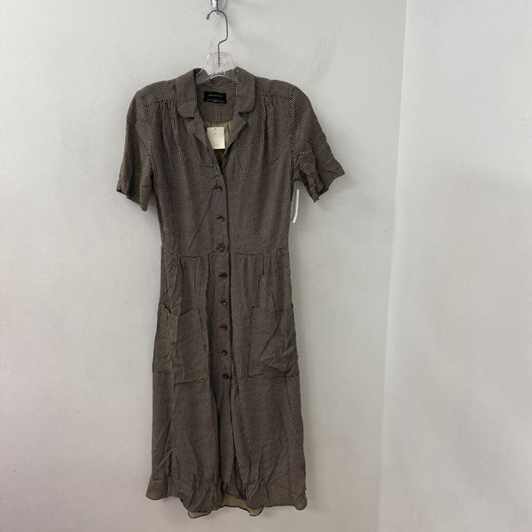 URBAN OUTFITTERS WOMEN'S DRESS black cream SP