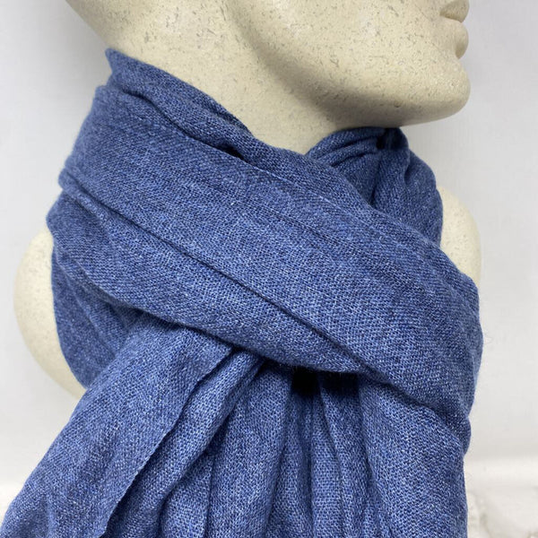 WOMEN'S SCARF/SHAWL blue
