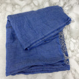WOMEN'S SCARF/SHAWL blue