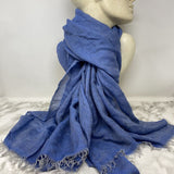 WOMEN'S SCARF/SHAWL blue