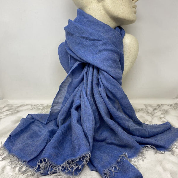 WOMEN'S SCARF/SHAWL blue