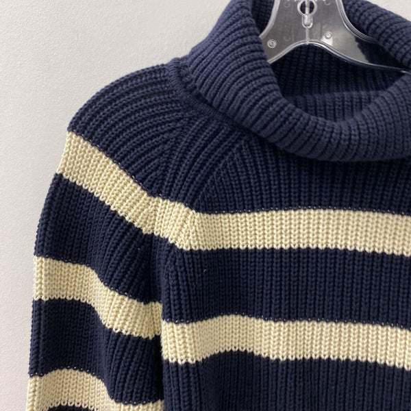 alex mill WOMEN'S SWEATER navy cream M