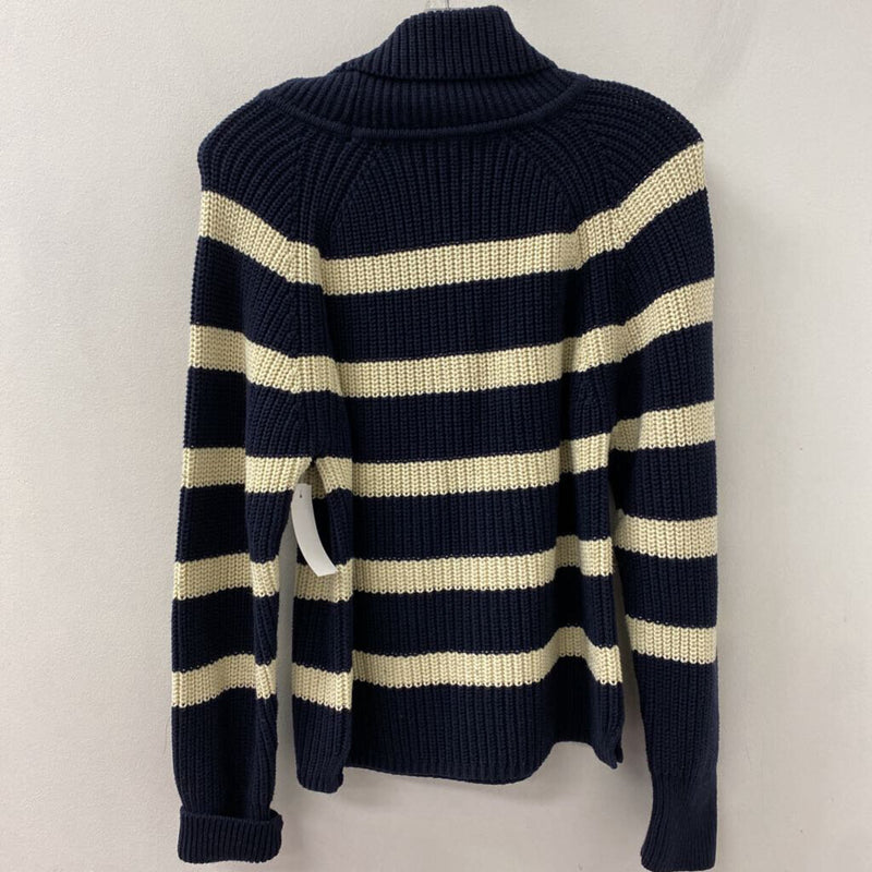 alex mill WOMEN'S SWEATER navy cream M