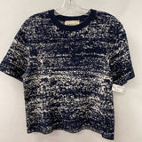 ports pure WOMEN'S SWEATER blue white L