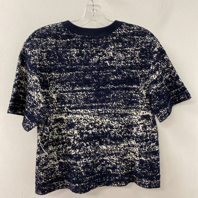 ports pure WOMEN'S SWEATER blue white L