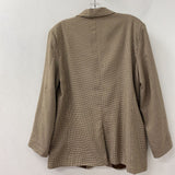 OAK + FORT WOMEN'S BLAZER/JACKET beige blue brown L