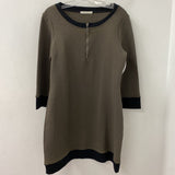 MALOKA WOMEN'S DRESS olive black M/3