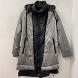 NESS WOMEN'S COAT silver black XS