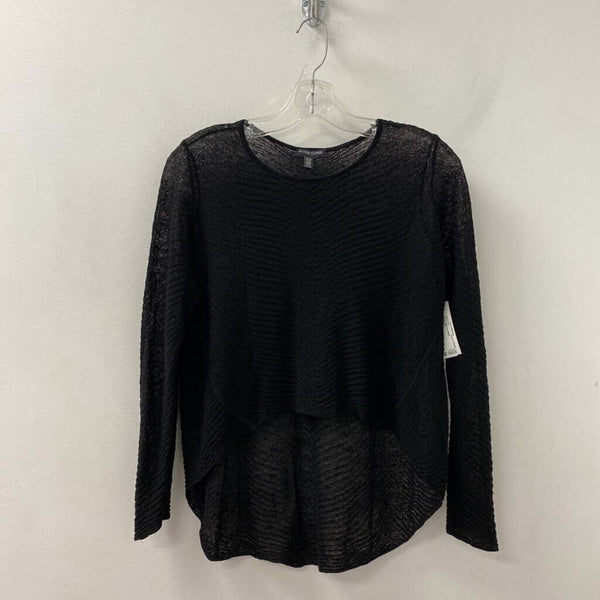 EILEEN FISHER WOMEN'S SWEATER black LP