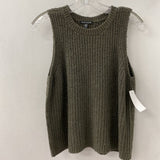 EILEEN FISHER WOMEN'S SWEATER olive green XS