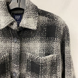 GAP WOMEN'S COAT black grey S