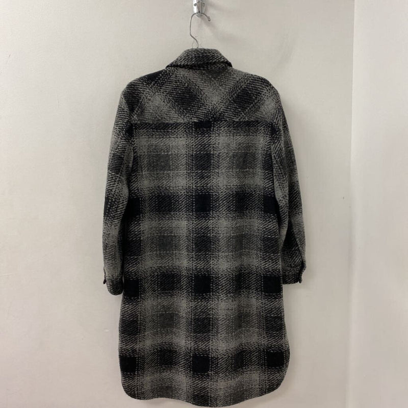 GAP WOMEN'S COAT black grey S