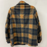 H&M WOMEN'S COAT orange brown black S