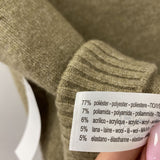 ZARA WOMEN'S SWEATER beige L