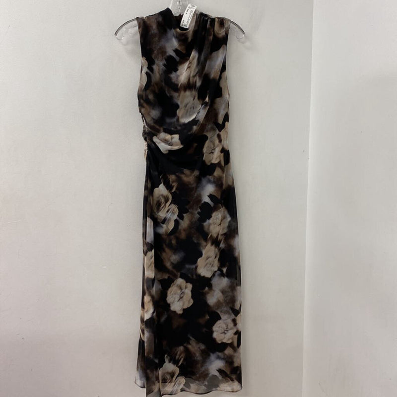 MANGO/MNG WOMEN'S DRESS brown beige black 8