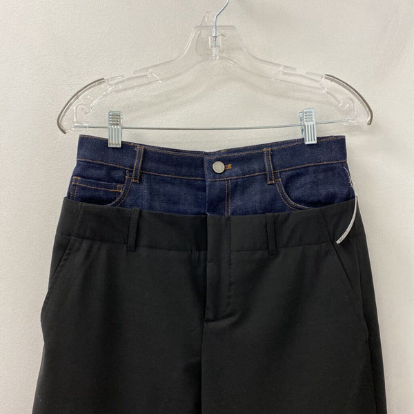 ZARA WOMEN'S JEANS black blue S/6