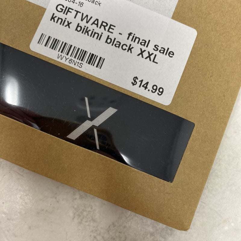 knix WOMEN'S GIFTWARE - final sale black XXL