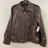 ZARA WOMEN'S BLAZER/JACKET burgundy M