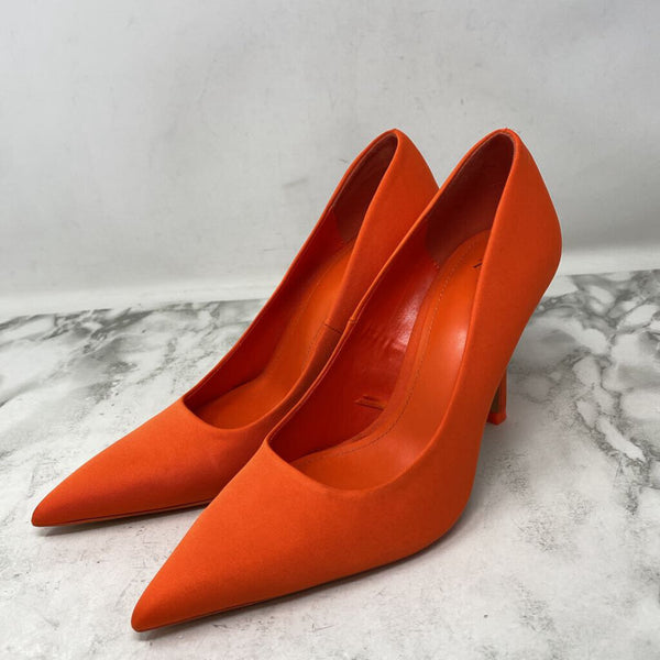 ZARA WOMEN'S HEELS orange 40