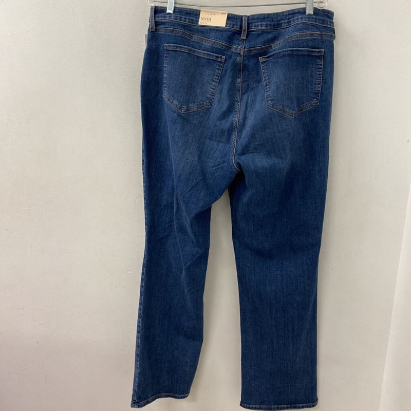 NYDJ WOMEN'S PLUS BOTTOM blue 18W