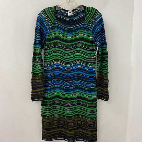MISSONI WOMEN'S DRESS black blue green 8/44