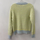 COCOGIO WOMEN'S SWEATER yellow cream grey S
