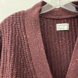 Frank and Oak WOMEN'S CARDIGAN burgundy XXS