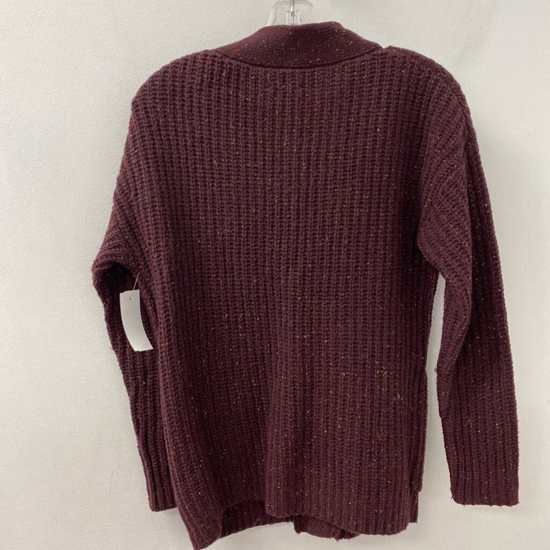 Frank and Oak WOMEN'S CARDIGAN burgundy XXS