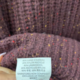 Frank and Oak WOMEN'S CARDIGAN burgundy XXS