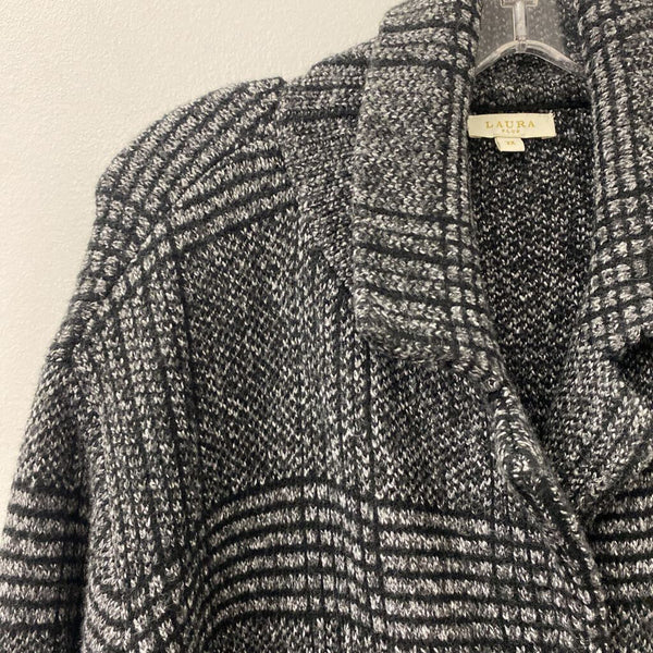 LAURA WOMEN'S PLUS OUTERWEAR grey black 2X