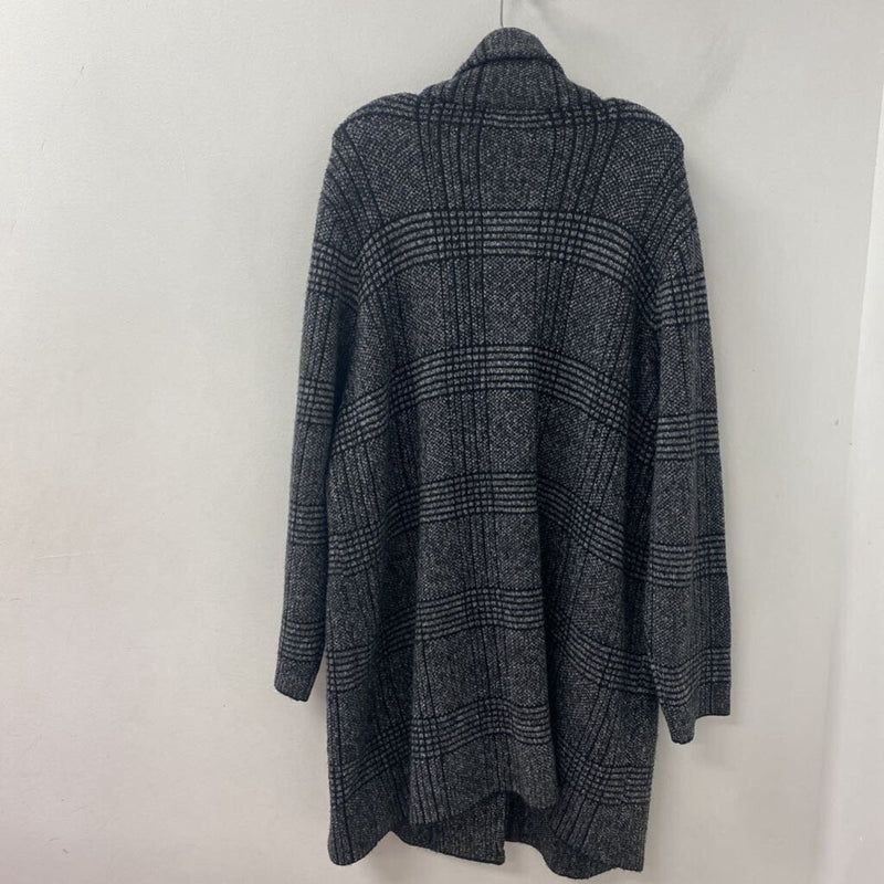 LAURA WOMEN'S PLUS OUTERWEAR grey black 2X